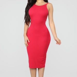 Fashion Nova Backless  Dress